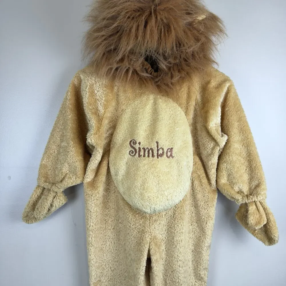 Simba Lion King Disney Kids Childs Jumpsuit Costume Halloween - XS Extra Small - Picture 3 of 13